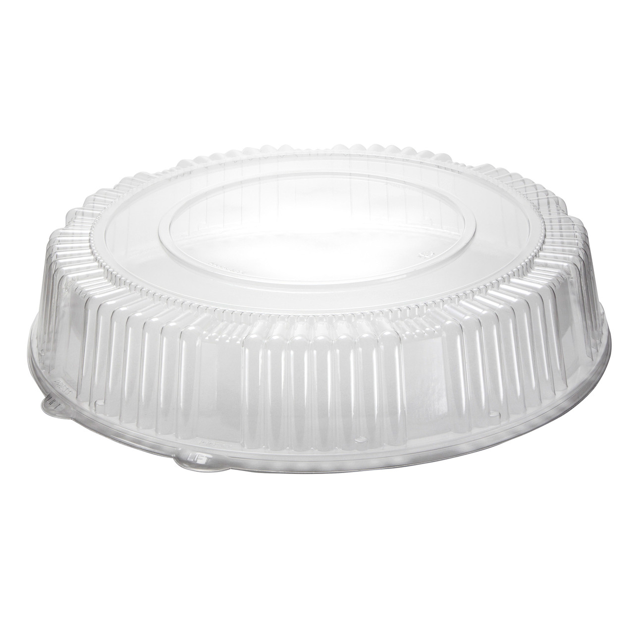 Casuals Round Tray 16 Clear Round Dome Lid Std  275 high A16PETDM