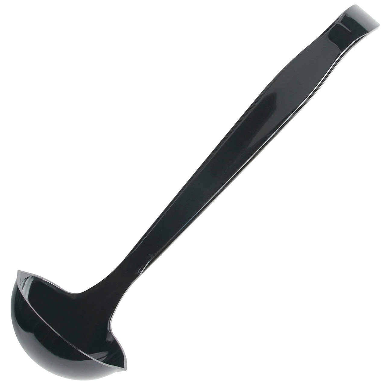 Other Serving Utensils CaterLine Black 4 fl oz Ladle ALAD4BL