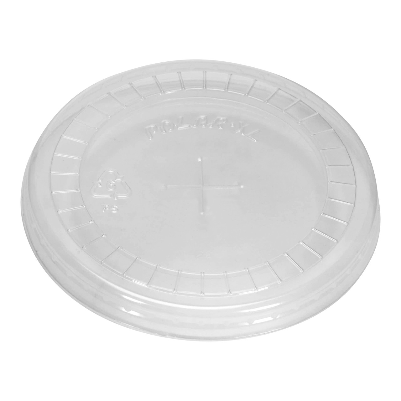 Cold Cup Lids 73mm Straw Slotted Translucent Lid 55947