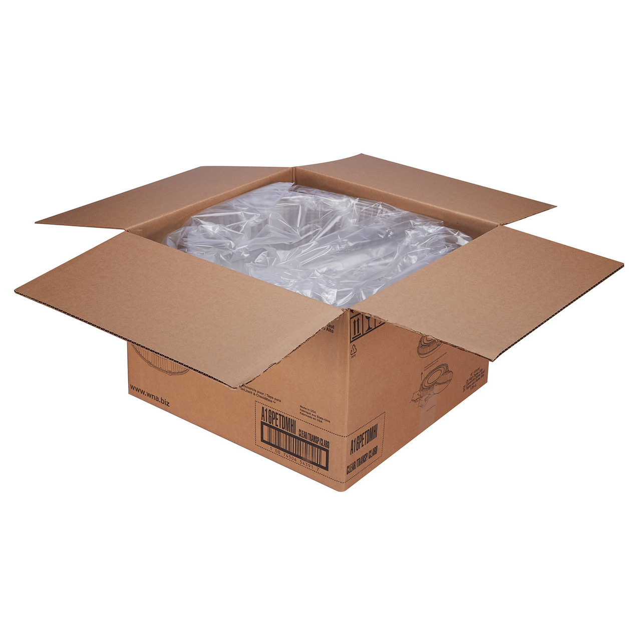 Casuals Round Tray 16 Clear Round Dome Lid High  355 high A16PETDMHI