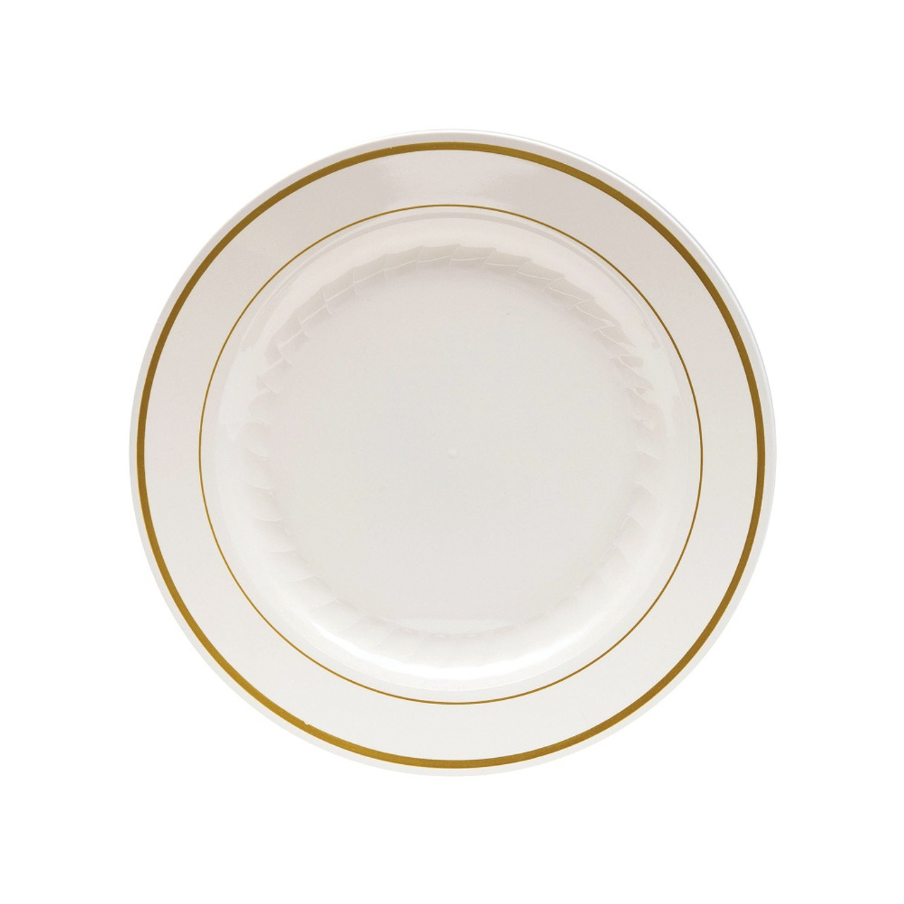 Masterpiece Dinnerware 75 Round IvoryGold Plate MP75IPREM Masterpiece Dinnerware 75 Round IvoryGold Plate MP75IPREM