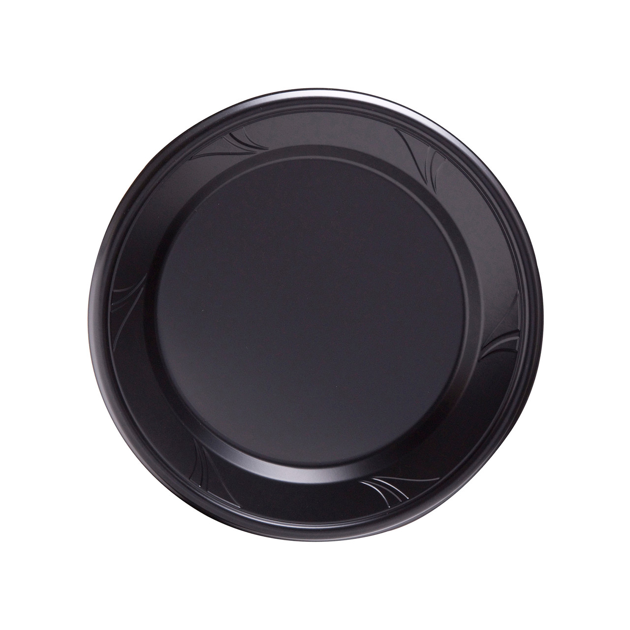 Finesse Dinnerware 6 Round Black Plate VP6BK