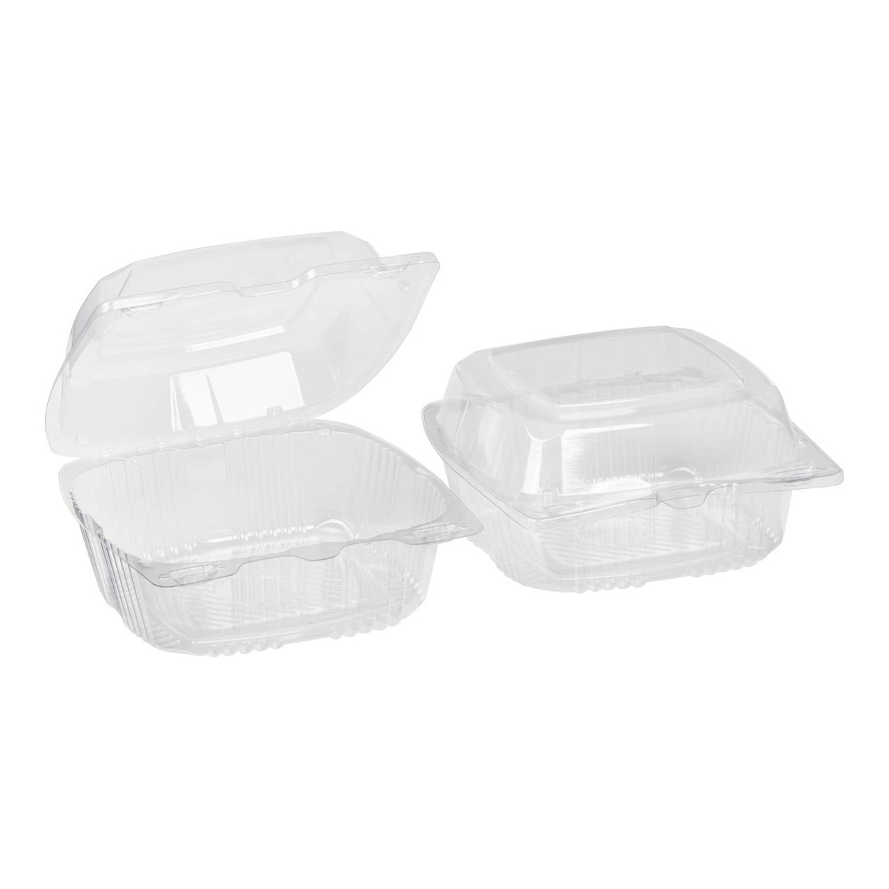 Polar Pak Grab  Go Containers 6 Hinged Container 215291