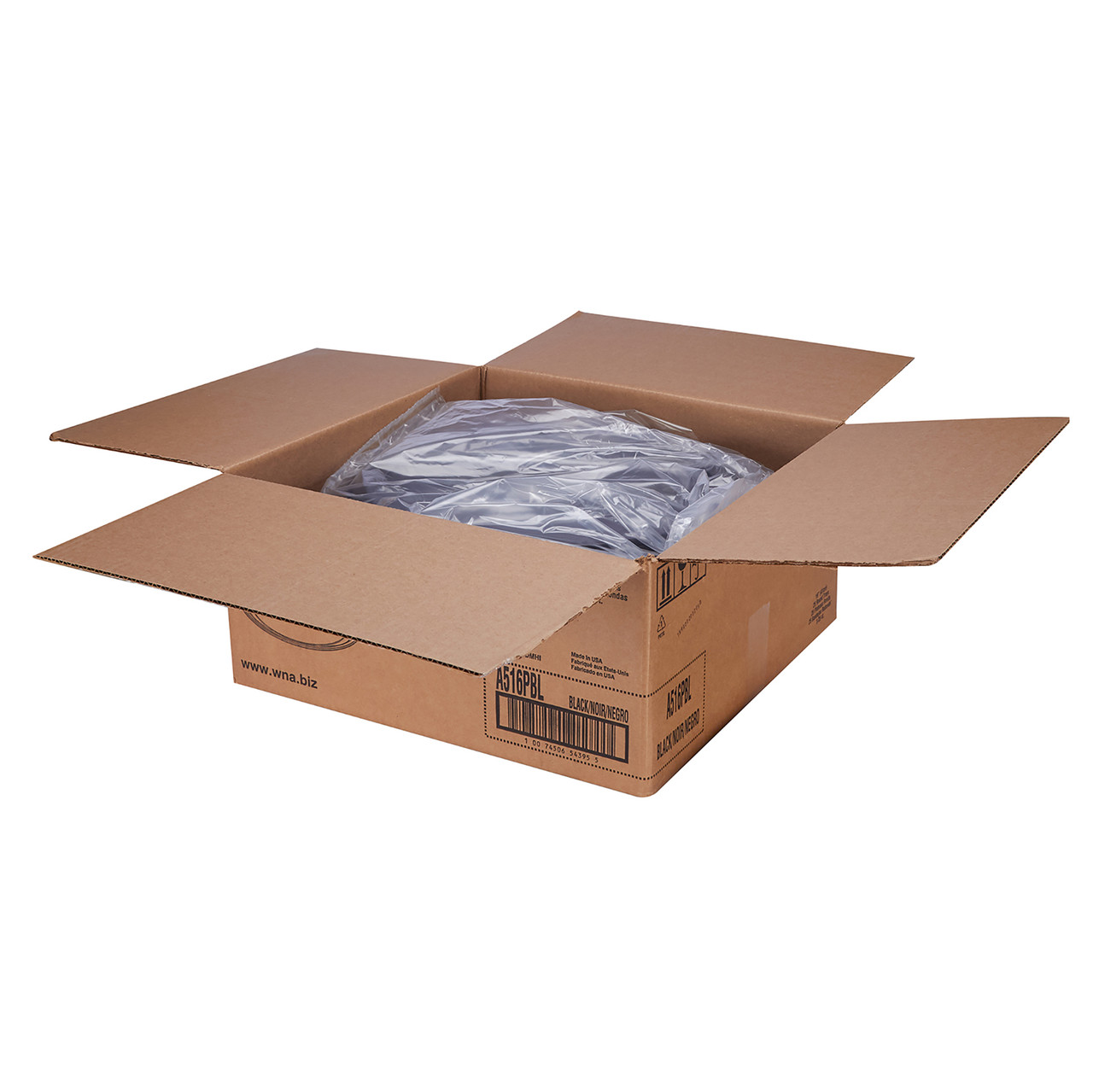 Casuals Round Tray 16 Black Thermoformed Tray A516PBL