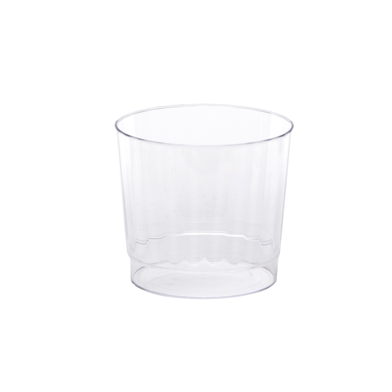 Classicware Fluted Tumbler Drinkware 9 fl oz 266ml Clear Rocks Squat Fluted Tumbler CCR9240