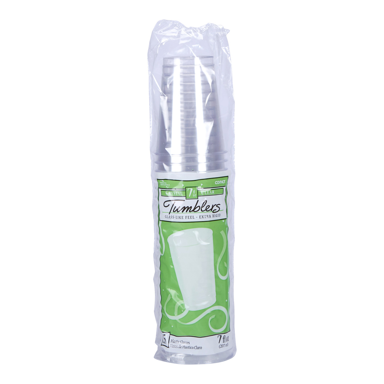Comet Smooth Wall Tumblers Drinkware 7 fl oz 207ml Clear Tall Tumbler T7T