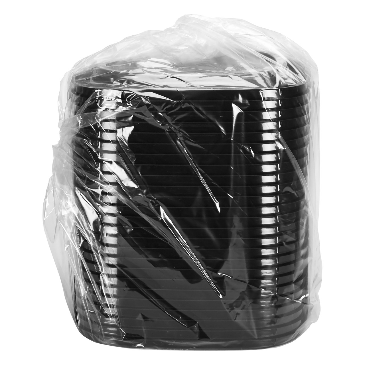 Contours Flexible Thermoformed Trays 11 Black Square Tray ASQ11BL