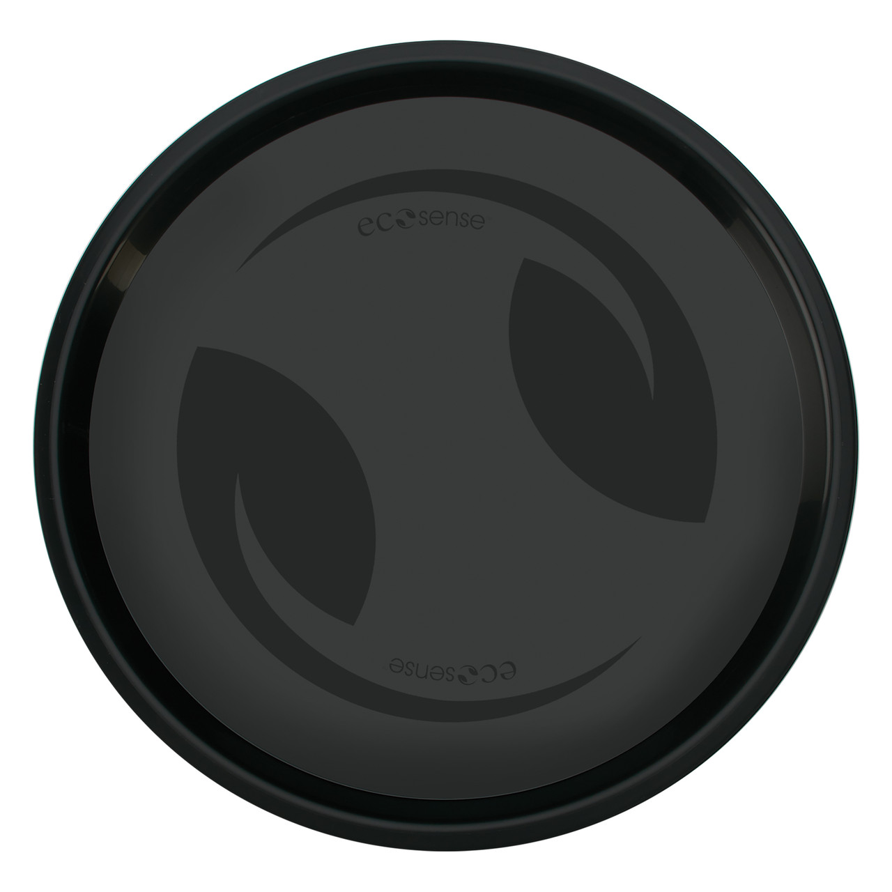 EcoSense Round Tray 18 Black Serving Tray A618BL25RPP3