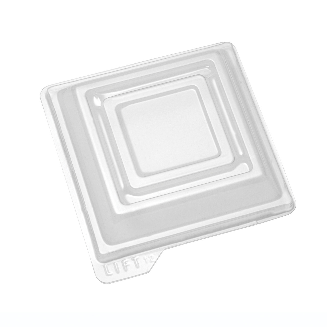 Petites Drinkware Clear Dome Lid for Square Tasting Glasses APTSQSHOTDM