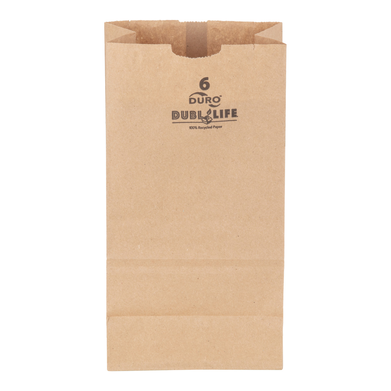 6# Dubl Life® SOS bag 35# recycled kraft FSC BPI - 500 PK (18406) 6# Dubl Life® SOS bag 35# recycled kraft FSC BPI - 500 PK (18406)