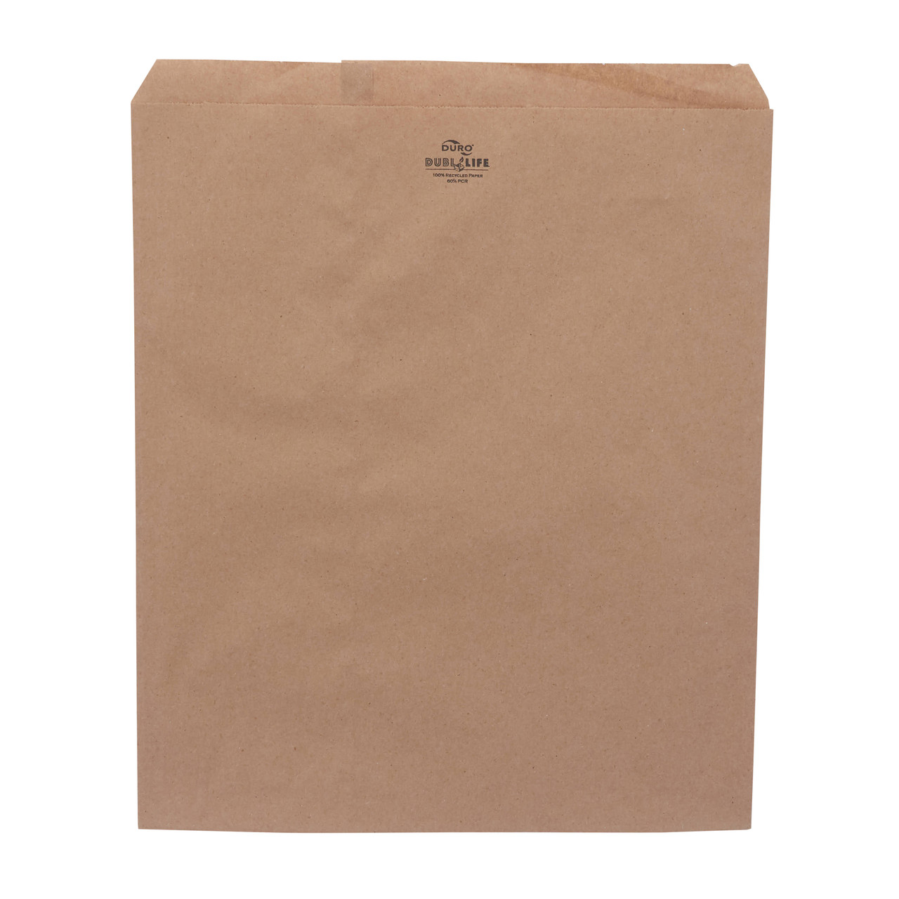 15.00 x 18.00 Dubl Life® Merchandise bag 30# recycled kraft FSC BPI - 500 PK (14905) 15.00 x 18.00 Dubl Life® Merchandise bag 30# recycled kraft FSC BPI - 500 PK (14905)