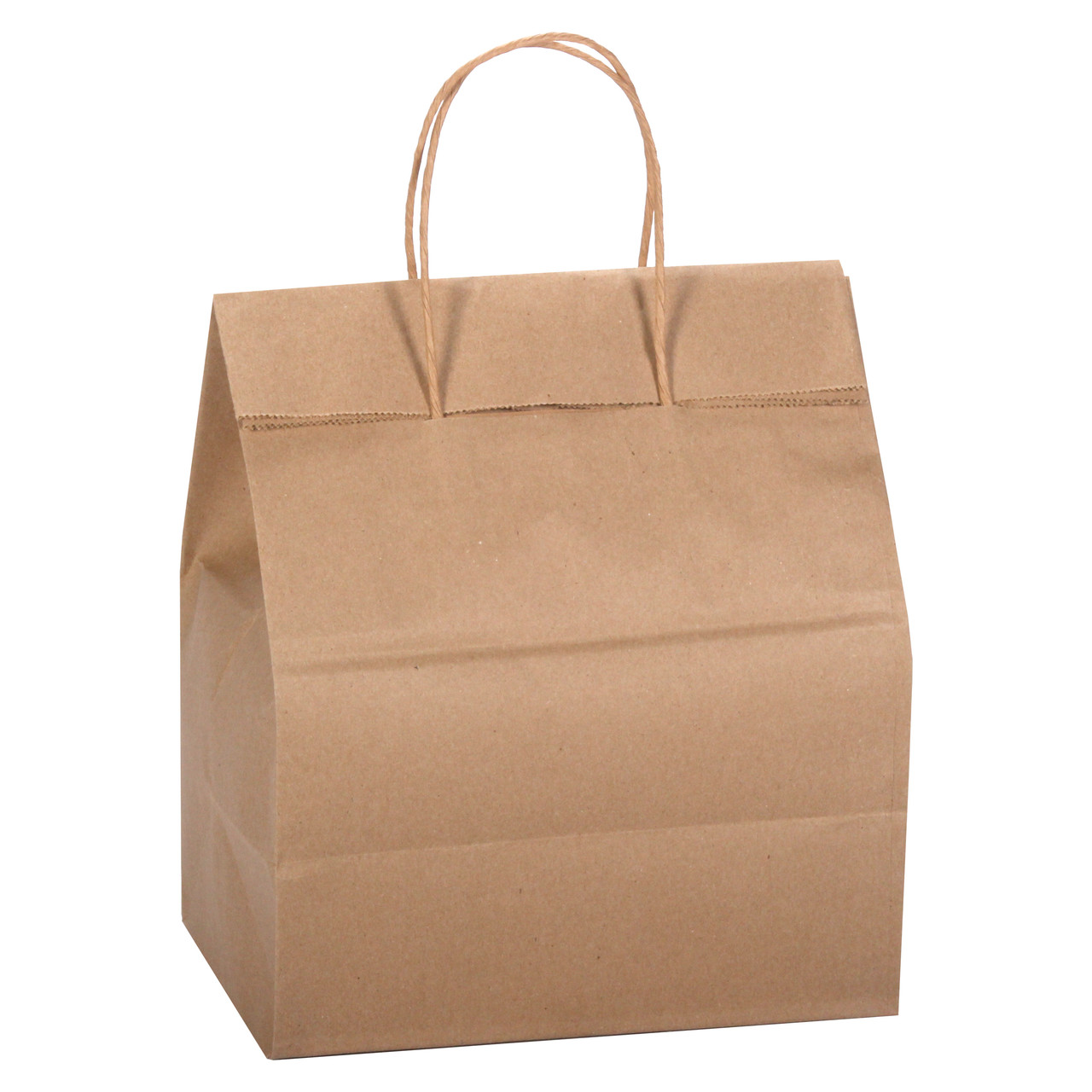 Bistro Dubl Life® Load & Fold® shopping bag 60# recycled kraft FSC BPI - 250 PK (68534) Bistro Dubl Life® Load & Fold® shopping bag 60# recycled kraft FSC BPI - 250 PK (68534)
