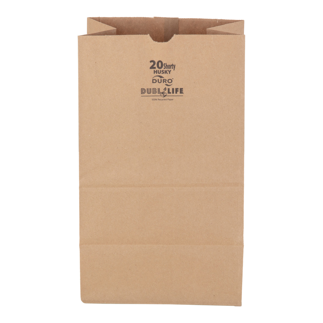 20# SH Dubl Life® Husky SOS bag 50# recycled kraft FSC BPI - 400 PK (70221) 20# SH Dubl Life® Husky SOS bag 50# recycled kraft FSC BPI - 400 PK (70221)