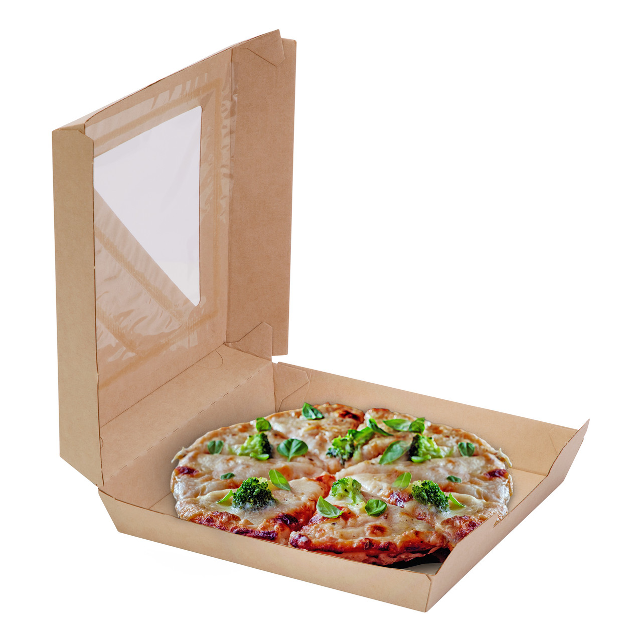Eco-Flute ToGo! Insulated Window Container 6.5x6.5x1.94 (NFN-F663RQVTWF)