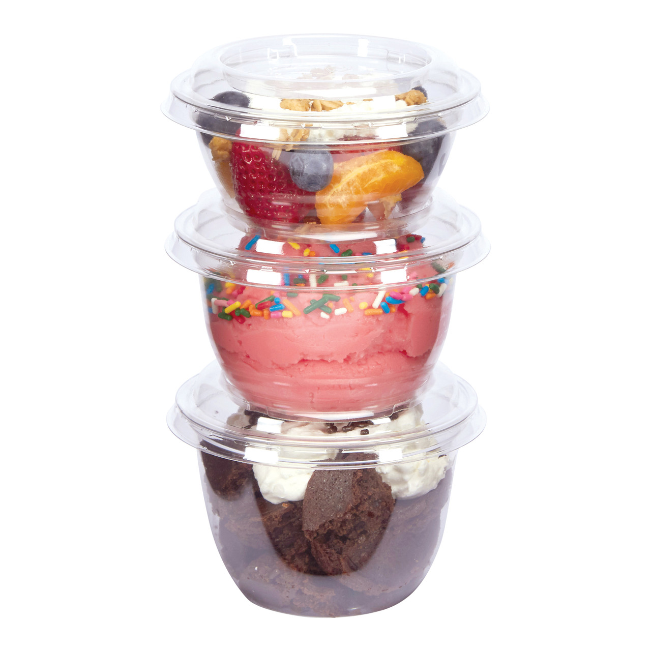 Signature Dessert Dessertware Clear Dessert Dome Lid for PFCUP10 (PFLID10)