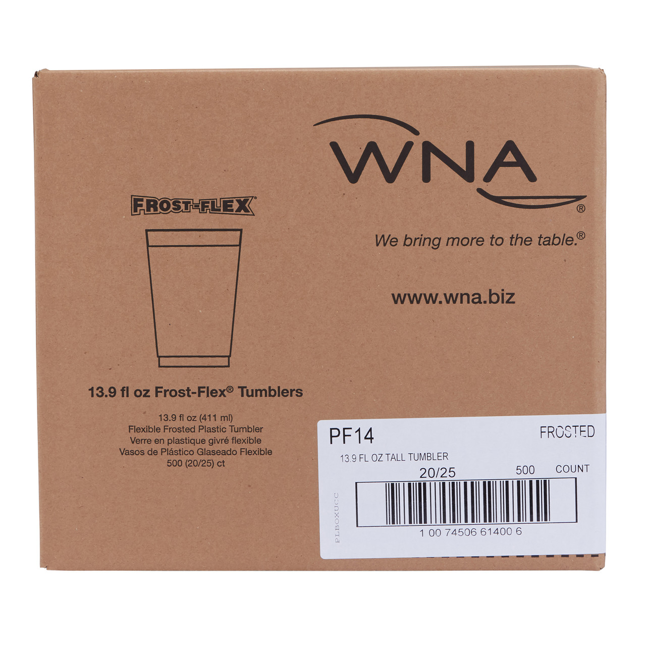 Frost-Flex® Tumbler 13.8 fl oz (414ml) Frosted Tumbler (PF14)