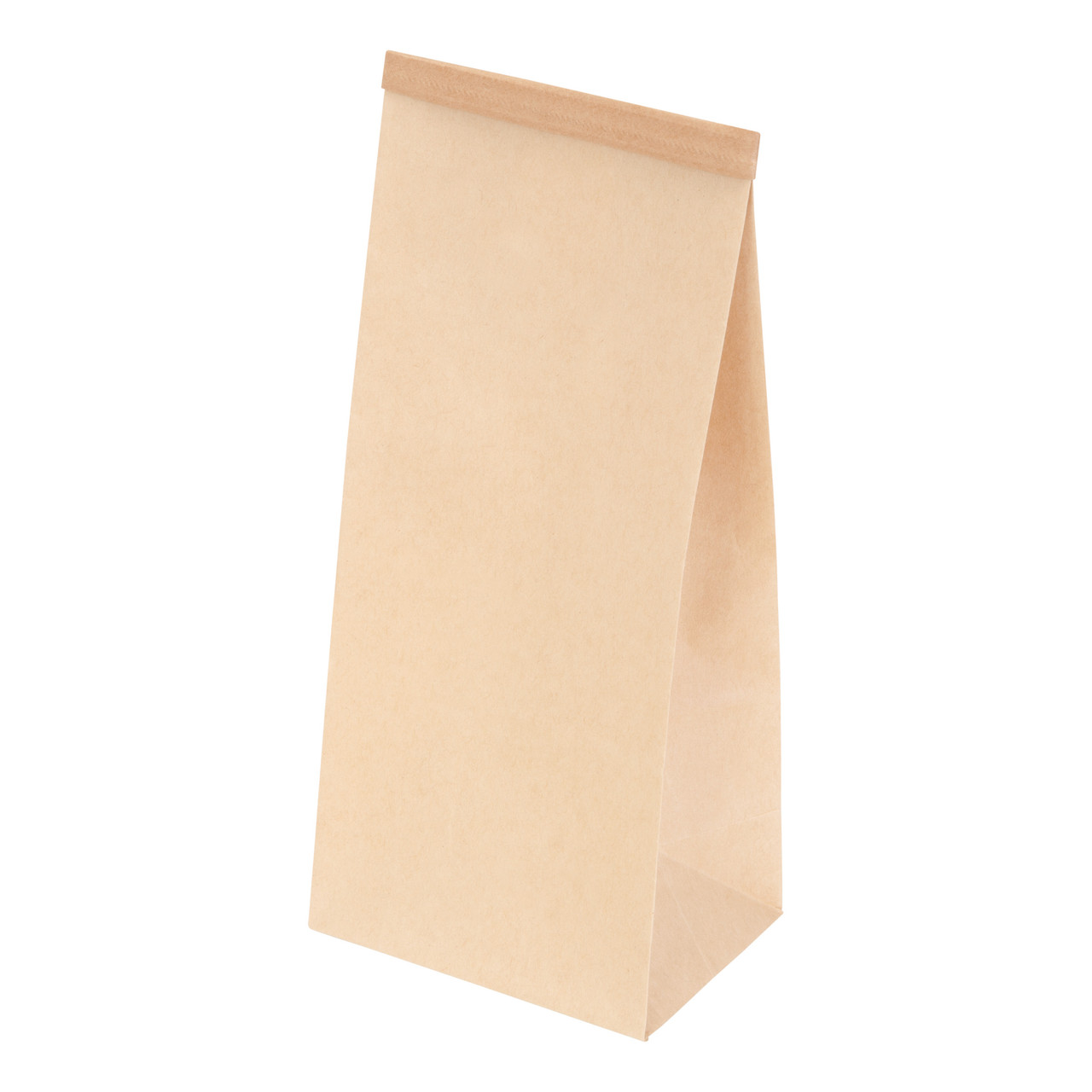 Stand up 1⁄2 lb bakery & coffee poly lined bags, tin ties - Natural - 3.37 x 2.50 x 7.75 (300950)