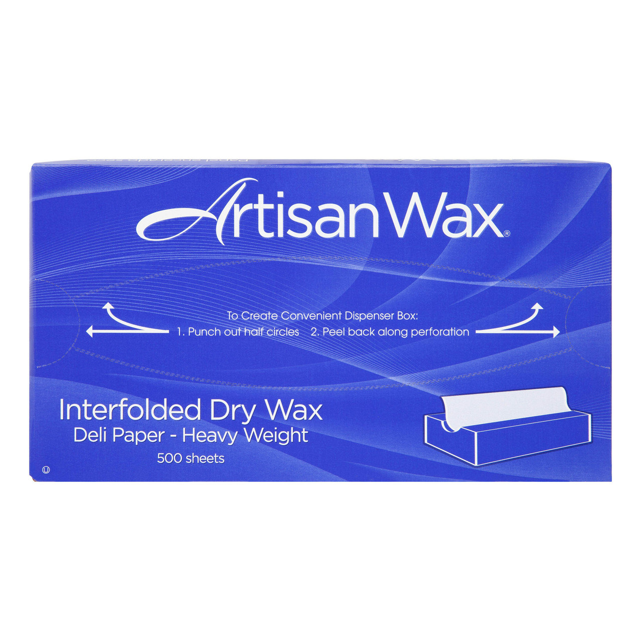 ArtisanWax interfolded dry wax deli paper AW10 - Color White - Dimensions 10.00 x 10.75 (P012010)