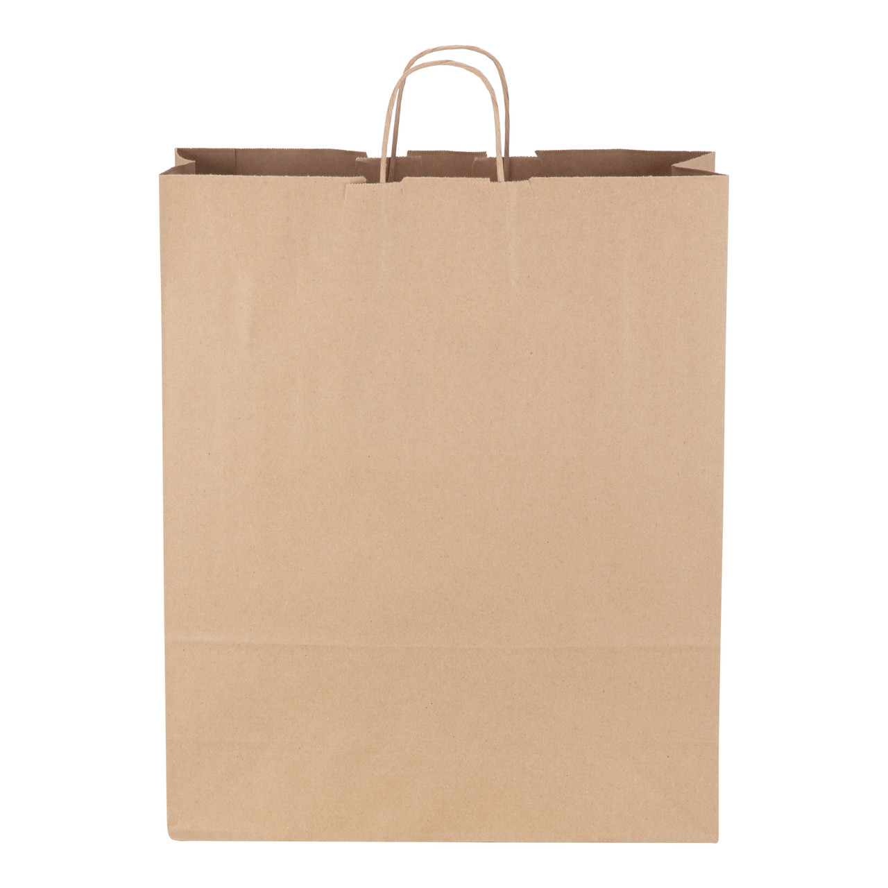 Towner Dubl Life® shopping bag 65# recycled kraft FSC BPI - 200 PK (87130)