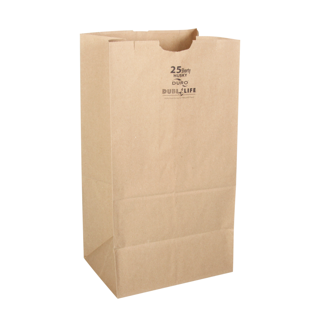 25# SH Dubl Life® Husky SOS bag 50# recycled kraft FSC BPI - 400 PK (70224)