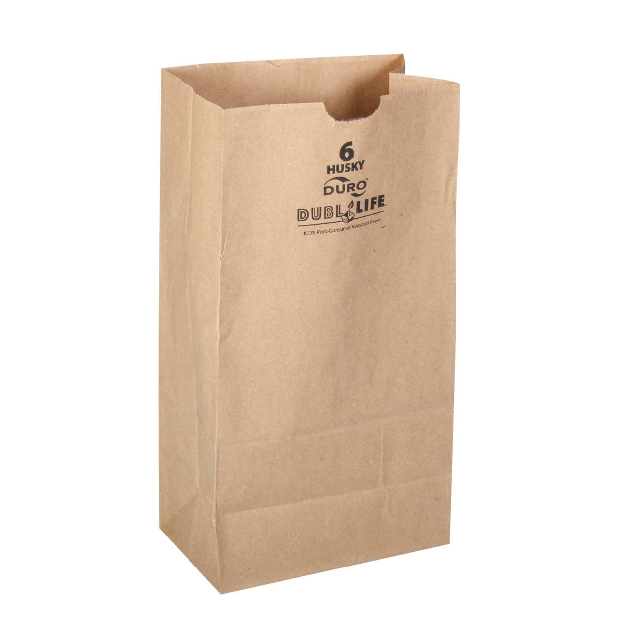 6# Dubl Life® Husky SOS bag 50# recycled kraft FSC BPI - 400 PK (70206)