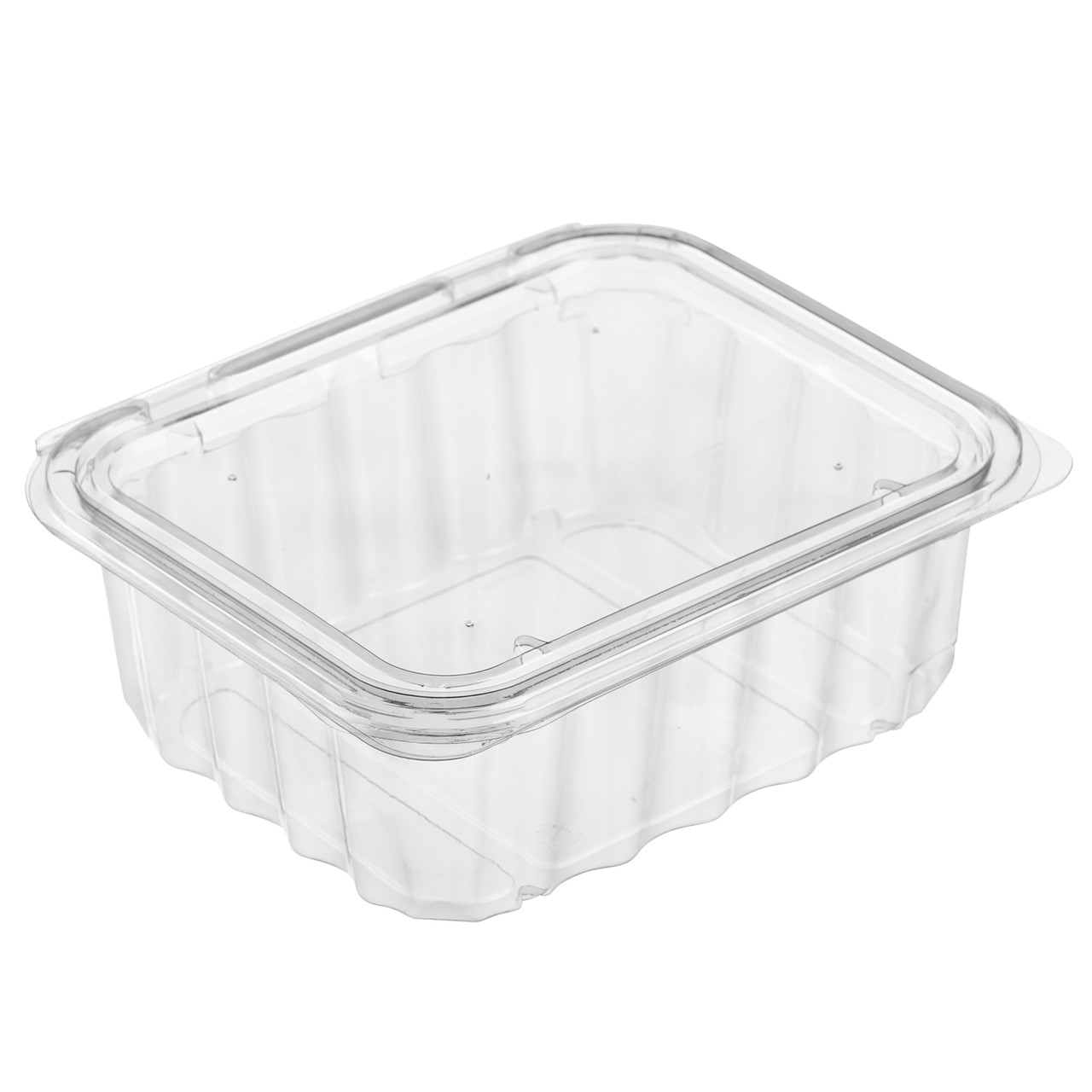 5 oz clear spring mix/spinach hinged container (5RE050-HG-1)  5 oz clear spring mix/spinach hinged container (5RE050-HG-1)