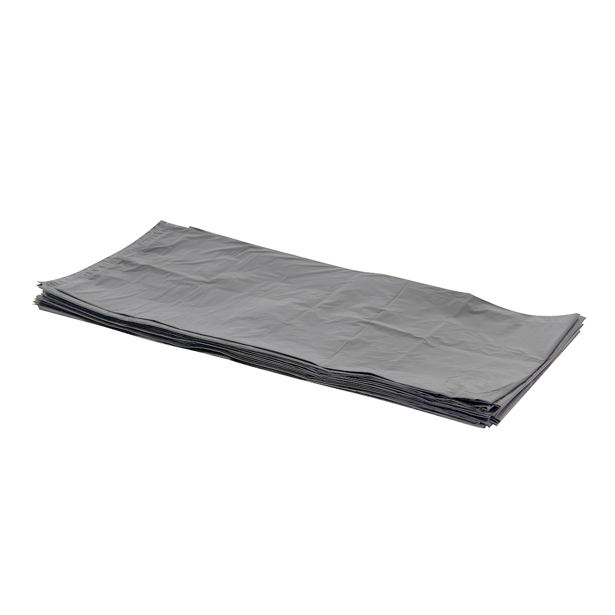 Super Heavy LLDPE Can Liners - 60 Gal 38 x 58 LLDPE 1.10 Mil Gray 100i (H7658SG)