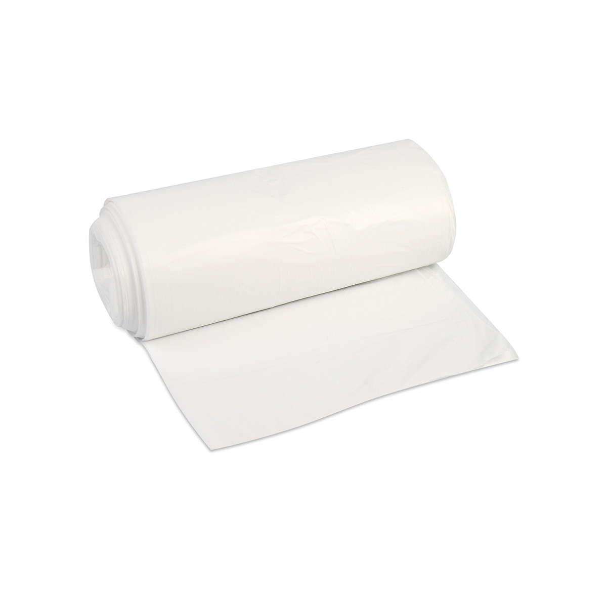Standard High Density - Coreless Rolls - 60 Gal 38 x 60 HDPE 14.00 Mic Natural 8/25 Rolls (Z7660HN R01)