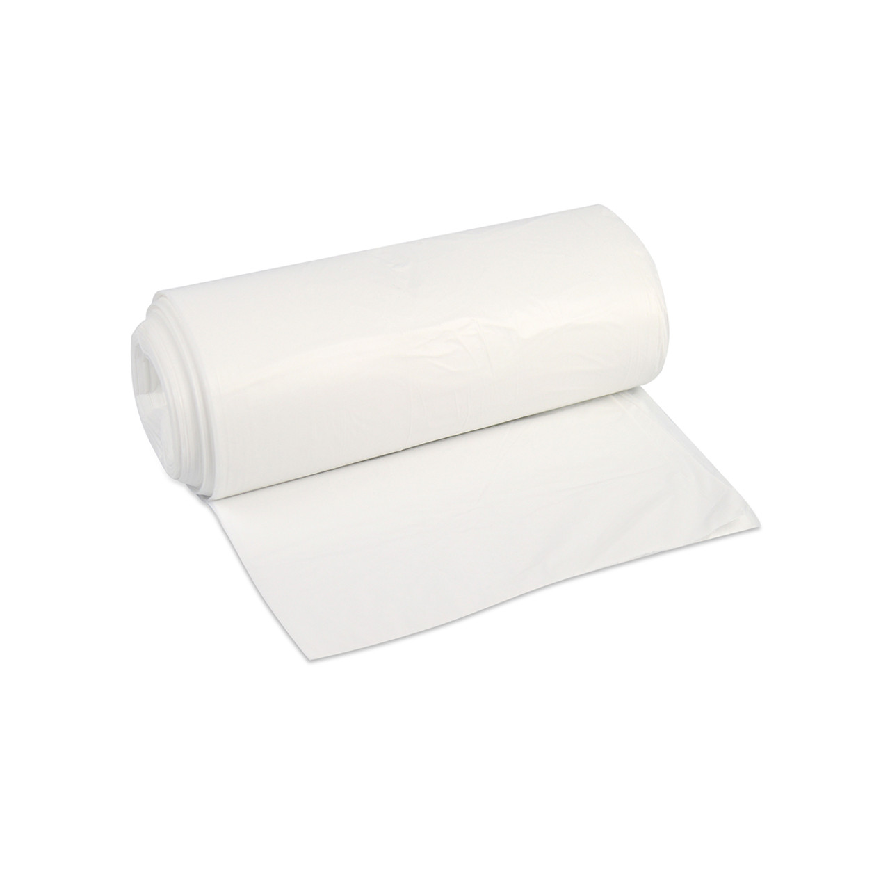 Standard High Density - Coreless Rolls - 60 Gal 38 x 60 HDPE 17.00 Mic Natural 8/25 Rolls (Z7660XN R01)