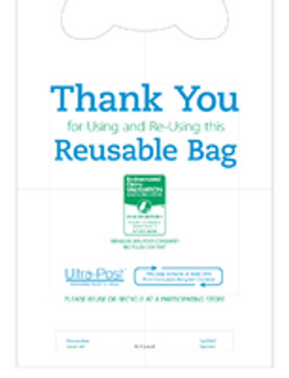 Eco Blend® Thank You T-Shirt Bags - High Recycled Content - 75% 11.50 x 6.50 x 21.00 - 12 x 5 Eco Blend® Thank You T-Shirt Bags - High Recycled Content - 75% 11.50 x 6.50 x 21.00 - 12 x 5