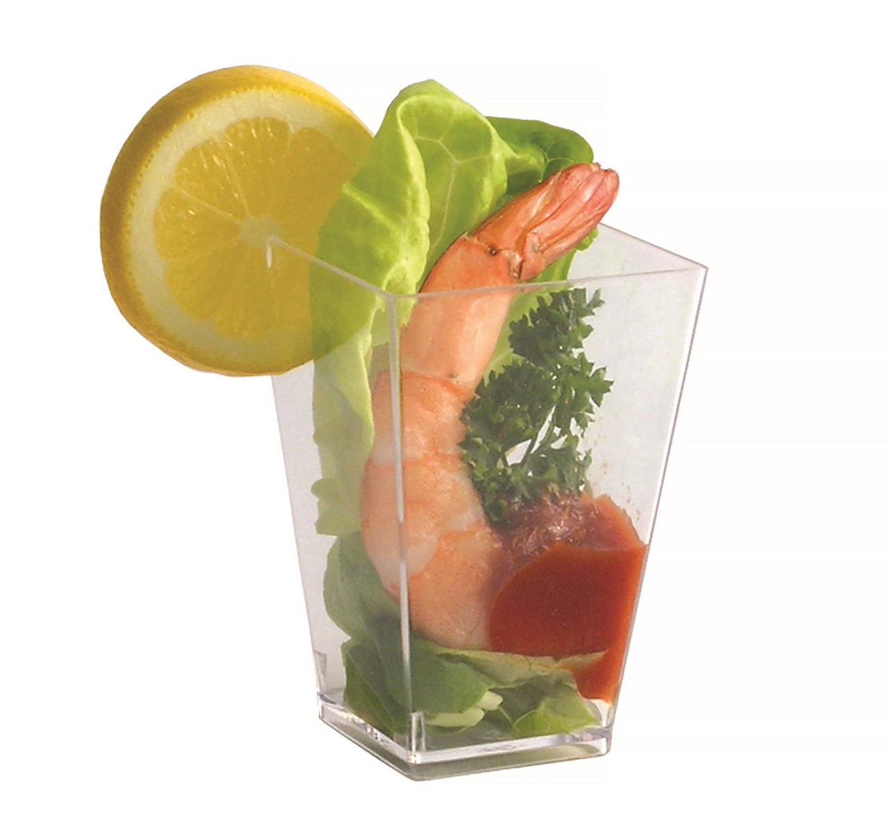 Petites® Drinkware 3.5 fl oz (104ml) Clear Square Tasting Glass (APTSQSHOT35)