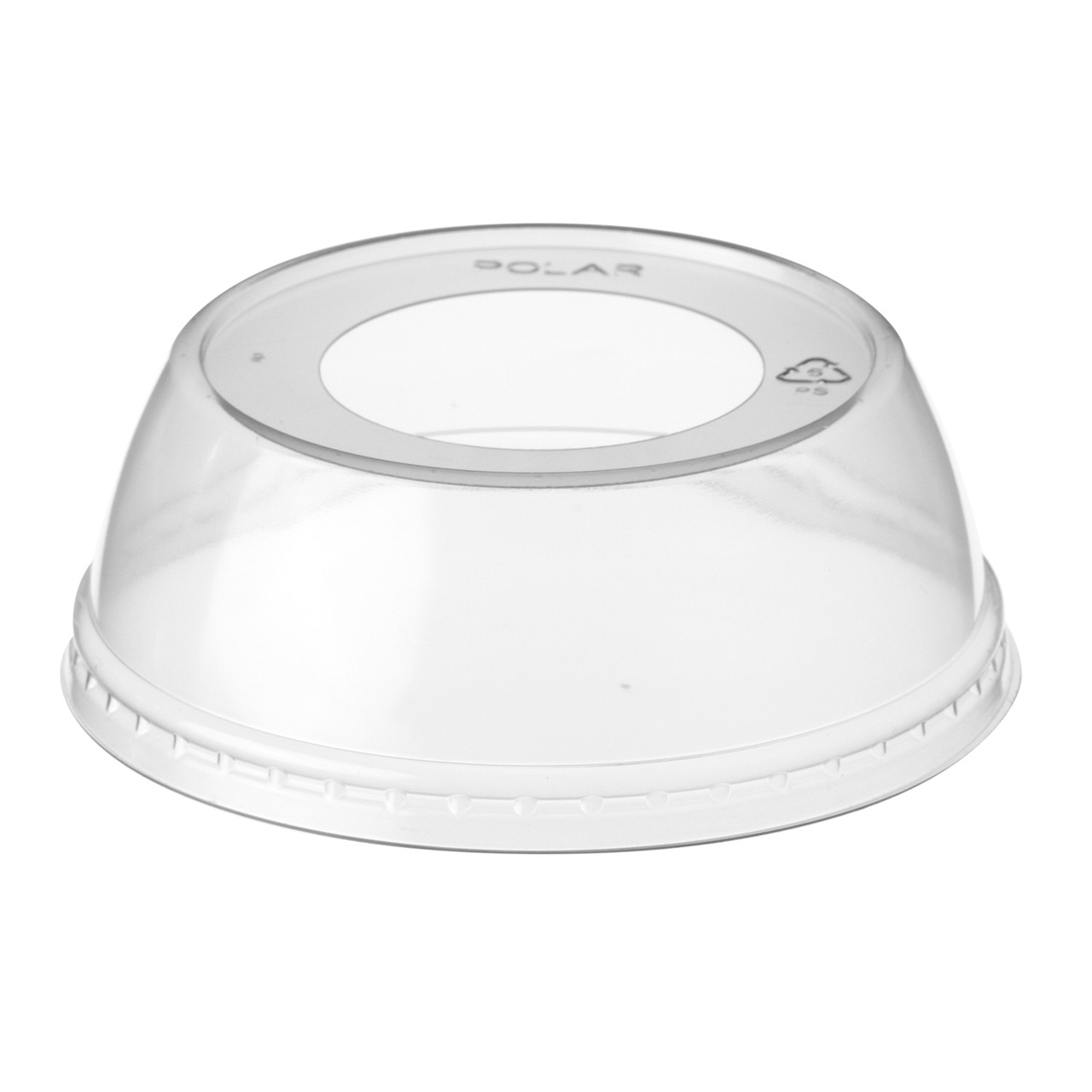 Cold Cup Lids 94mm Spoon Hole Clear Dome Lid (55996)