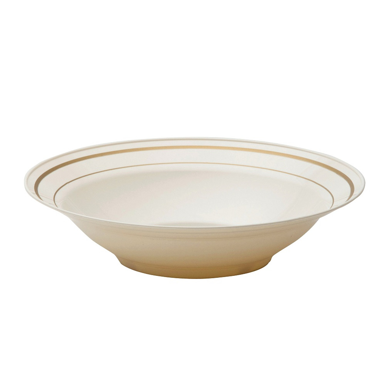 Masterpiece® Dinnerware 10 fl oz (296ml) Ivory/Gold Bowl (MPBWL10IPREM) Masterpiece® Dinnerware 10 fl oz (296ml) Ivory/Gold Bowl (MPBWL10IPREM)