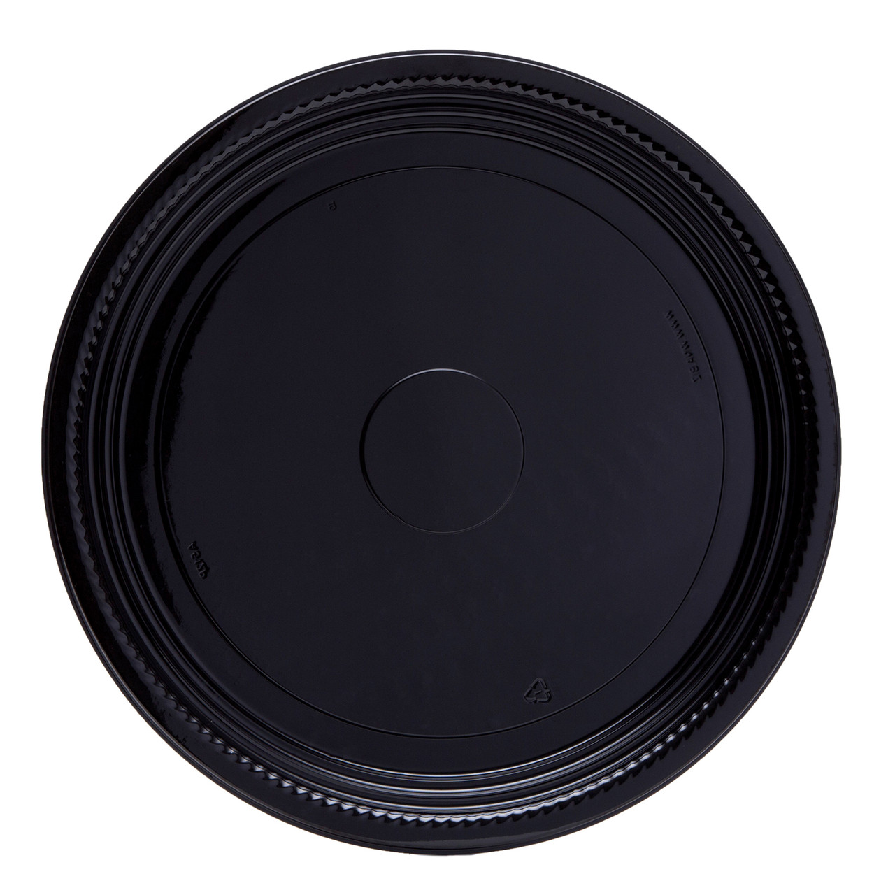 Casuals™ Round Tray 16” Black Thermoformed Tray (A516PBL)