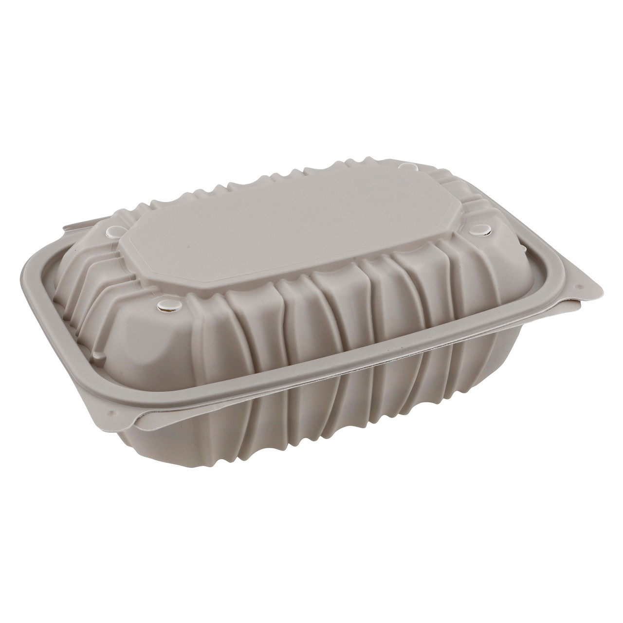 ウェーブボックス EarthChoice 9 x 6 Vented MFPP Hinged Lid Container with Printed