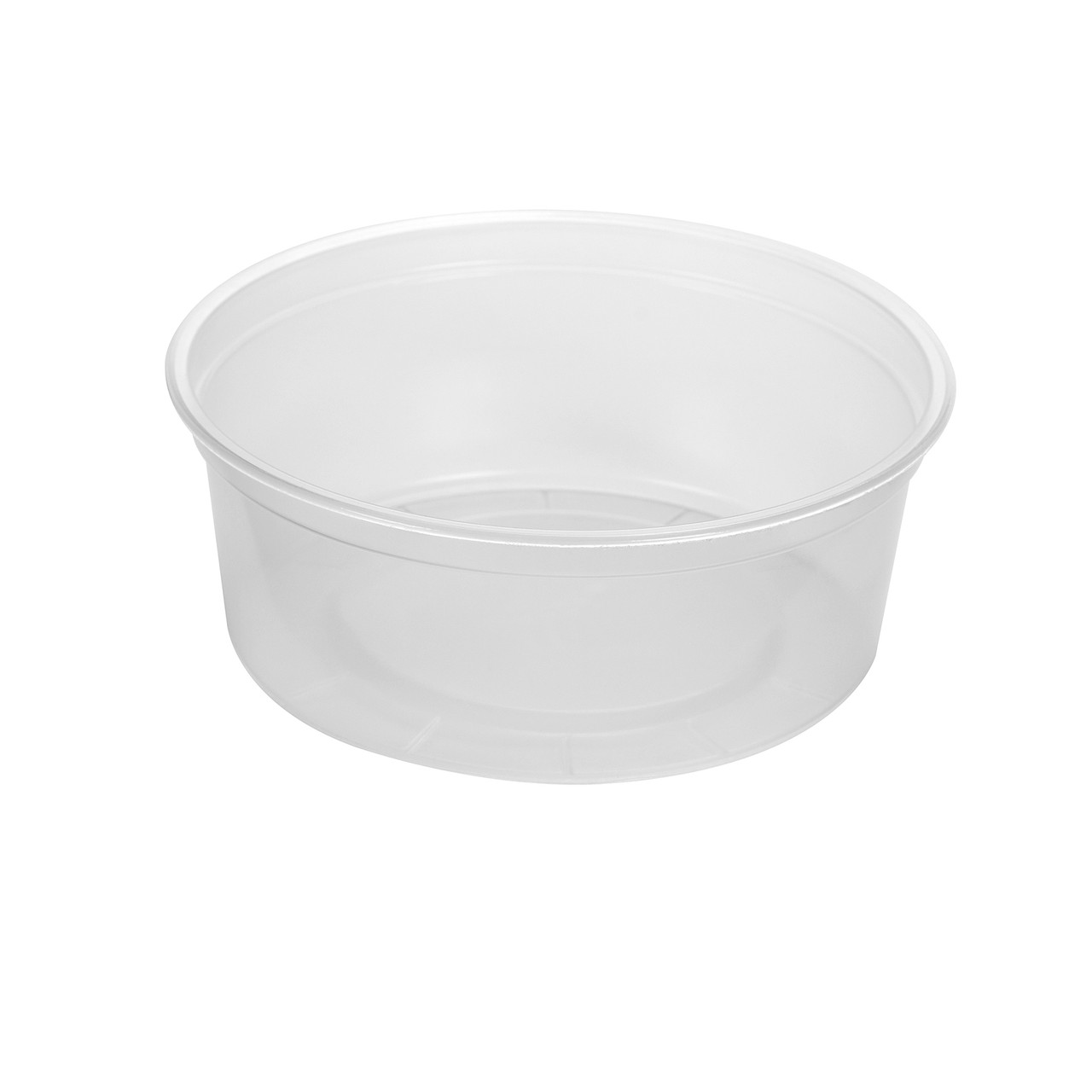 Deli Containers 8 fl oz (237ml) Clear Deli Container (in printed retail bags) (ADS08)