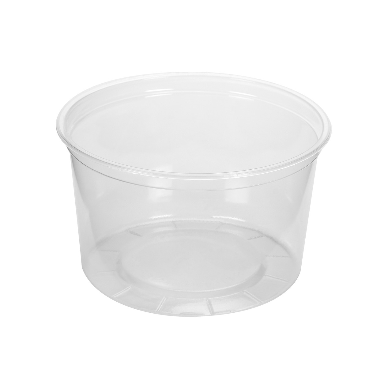 Deli Containers 16 fl oz (473ml) Clear Deli Container (in printed retail bags) (ADS16)
