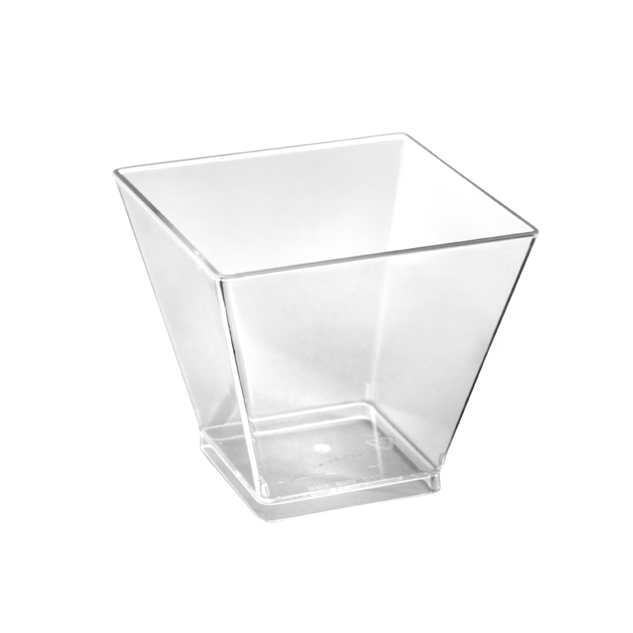 Petites® Drinkware 1.75 fl oz (52ml) Clear Square Tasting Glass (APTSQSHOT2)