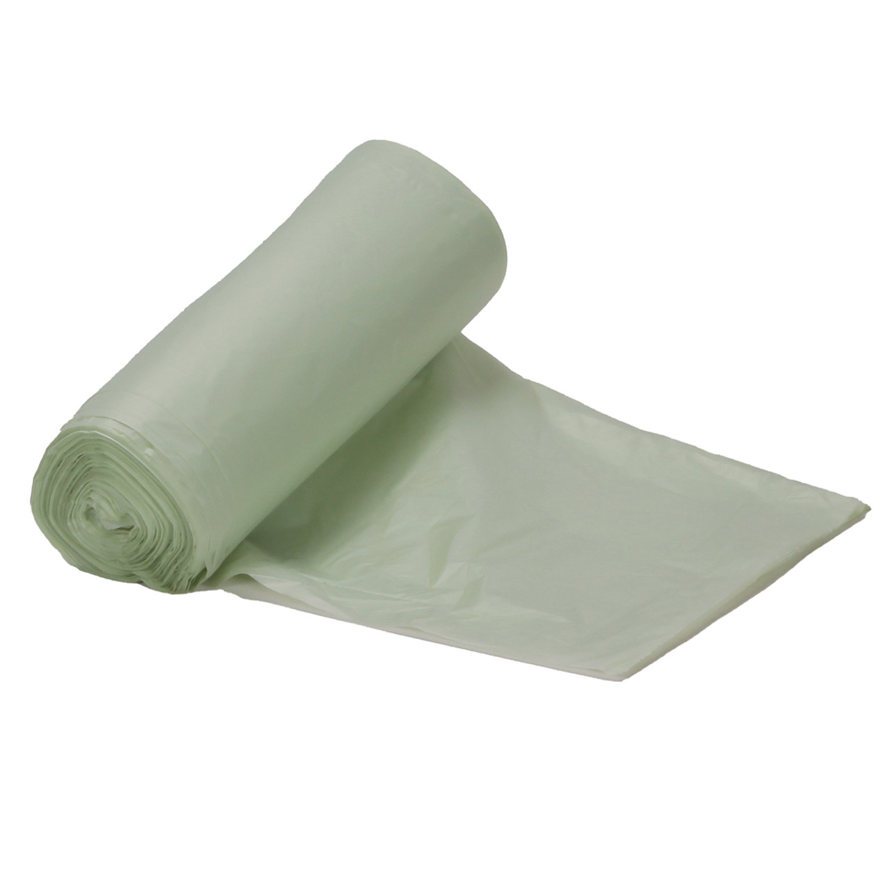 BioTuf® Compostable Can Liners - 12-16 Gal 24 x 32 Bioplast 0.88 Mil Green 8/25 Rolls (Y4832EE R01)