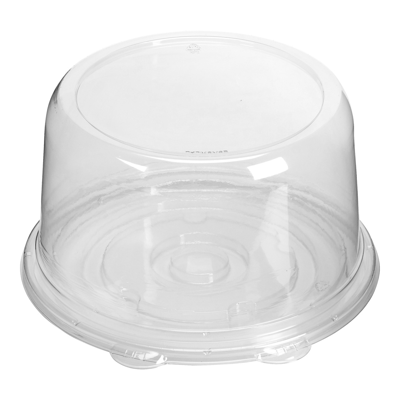 Cake Pak™ 9”x 5” Clear Smooth Dome/Ring Base Combo (CKSC95CL)