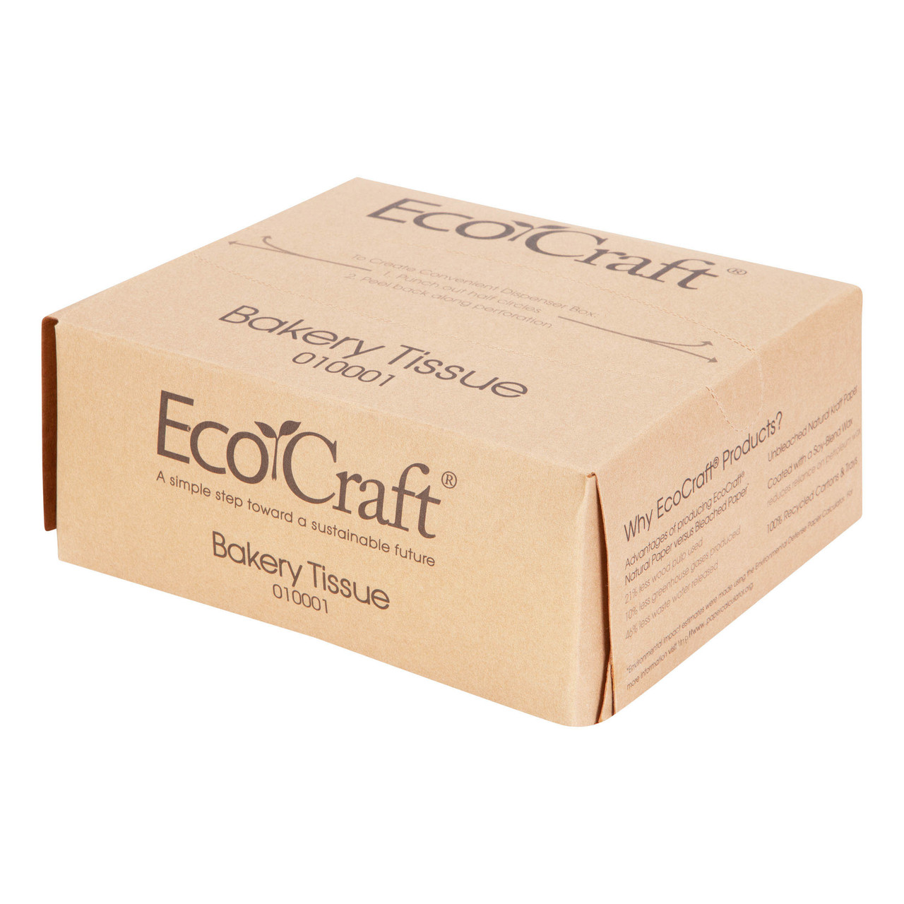 EcoCraft® interfolded wax tissue NK6T - Color Natural - Dimensions 6.00 x 10.75 (010001)