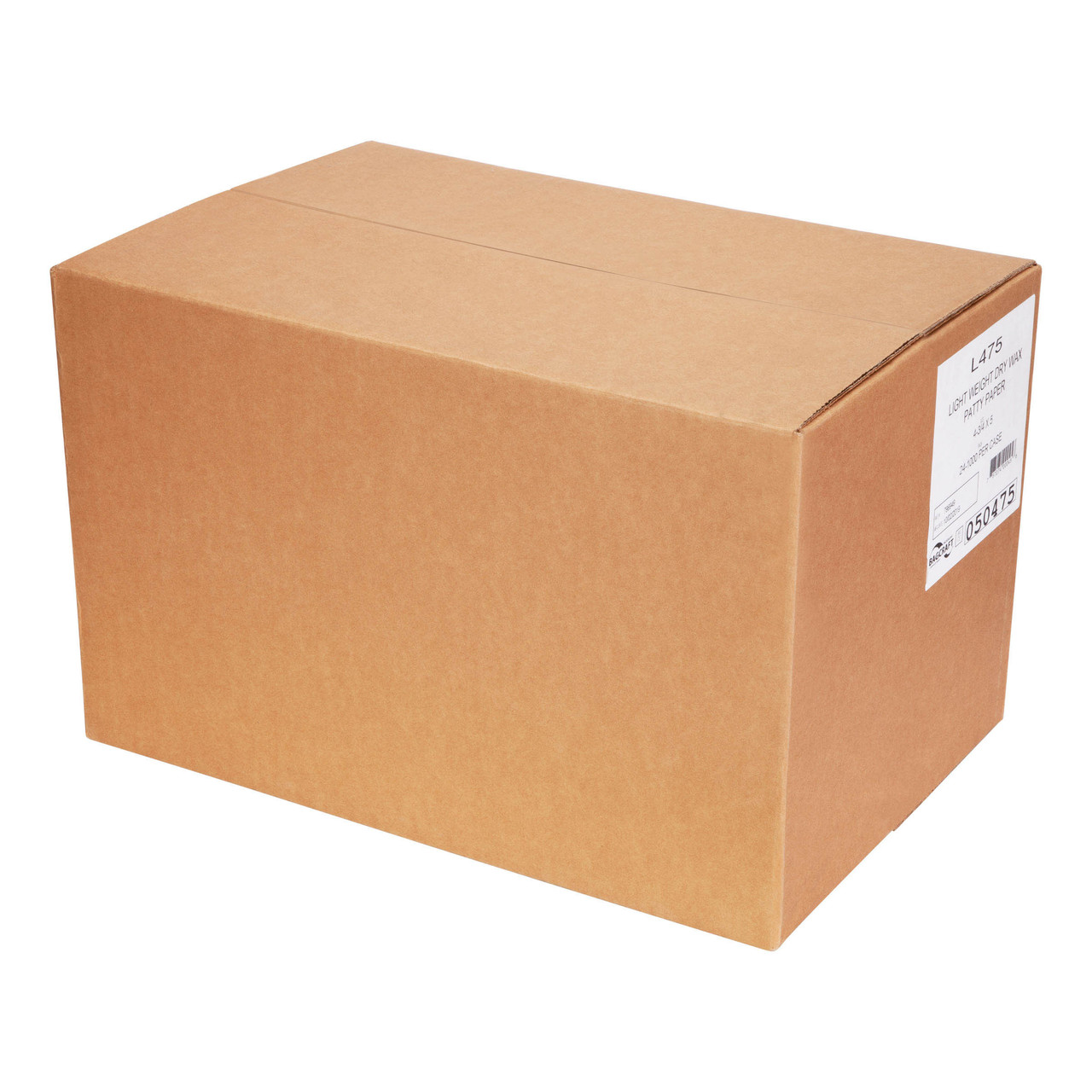 PattyWax® paper sheets waxed sheet regular L475 - Color White - Dimensions 4.75 x 5.00 (P050475)