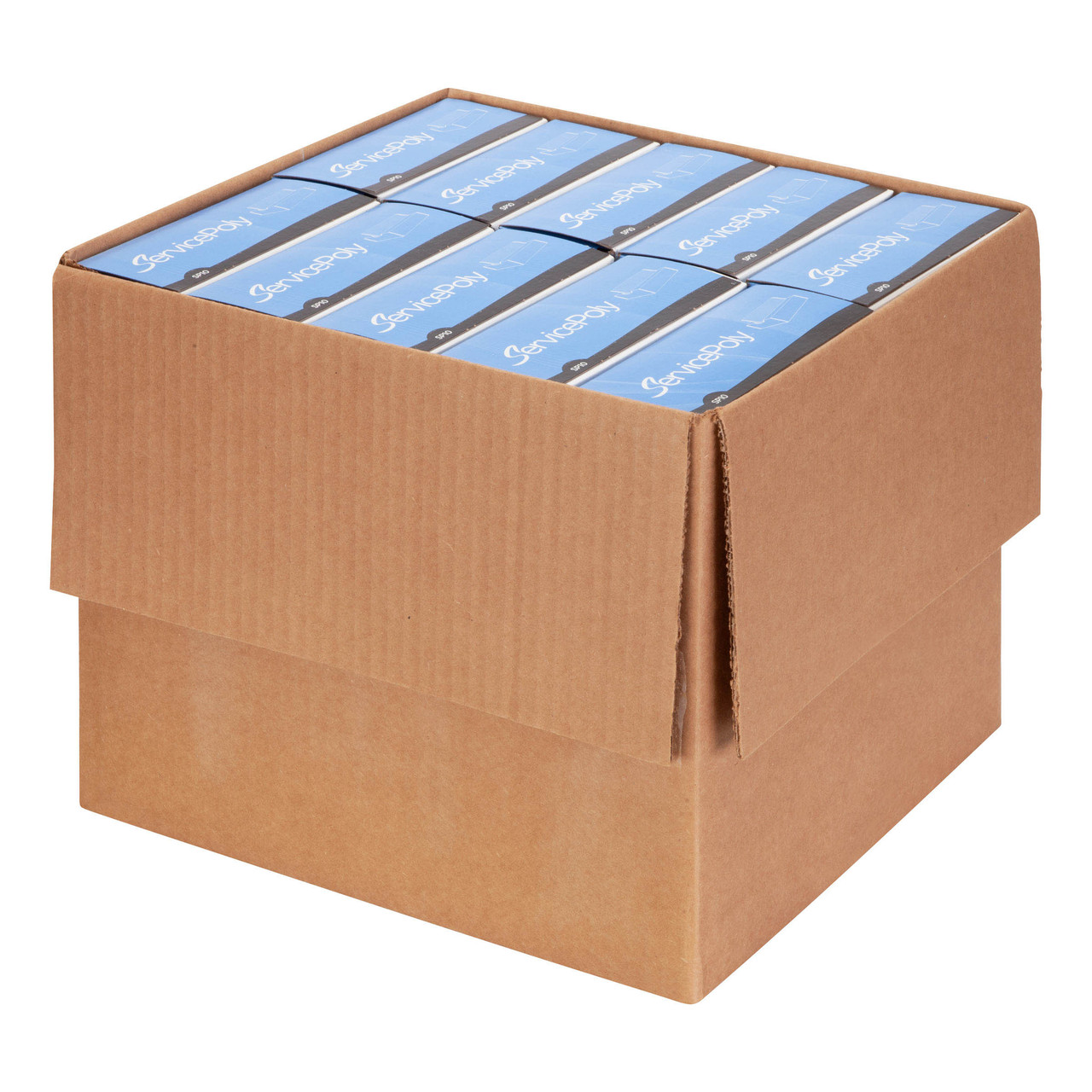 ServicePoly® interfolded sheets pick up sheet SP10 - Color Clear - Dimensions 10.00 x 10.75 (P014010)