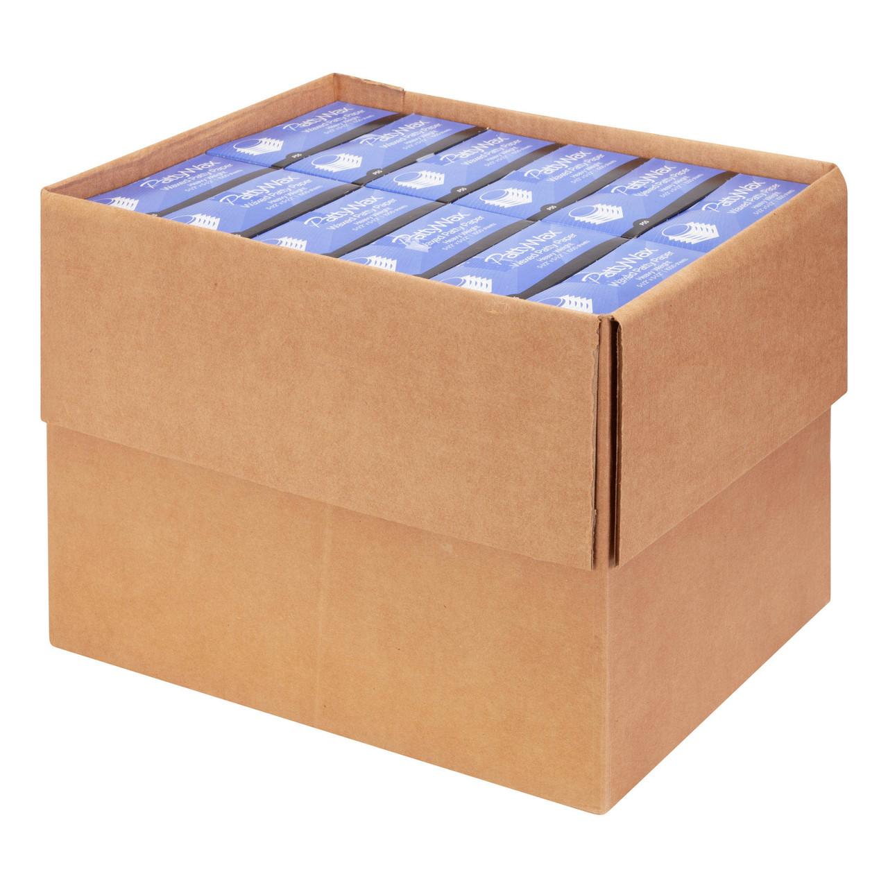 PattyWax® paper sheets waxed sheet heavy P55 - Color White - Dimensions 5.50 x 5.50 (P051550)