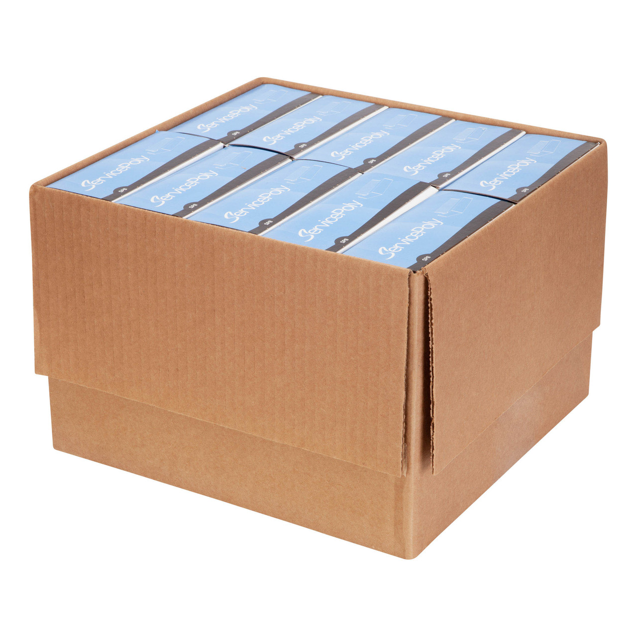 ServicePoly® interfolded sheets pick up sheet SP8 - Color Clear - Dimensions 8.00 x 10.75 (P014008)