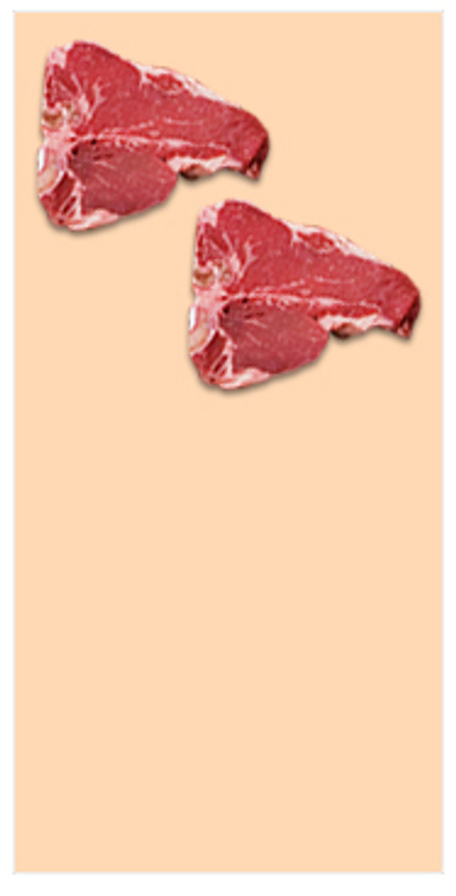 Steak paper - Color Peach - Dimensions 12.00 x 24.00 (P106122)