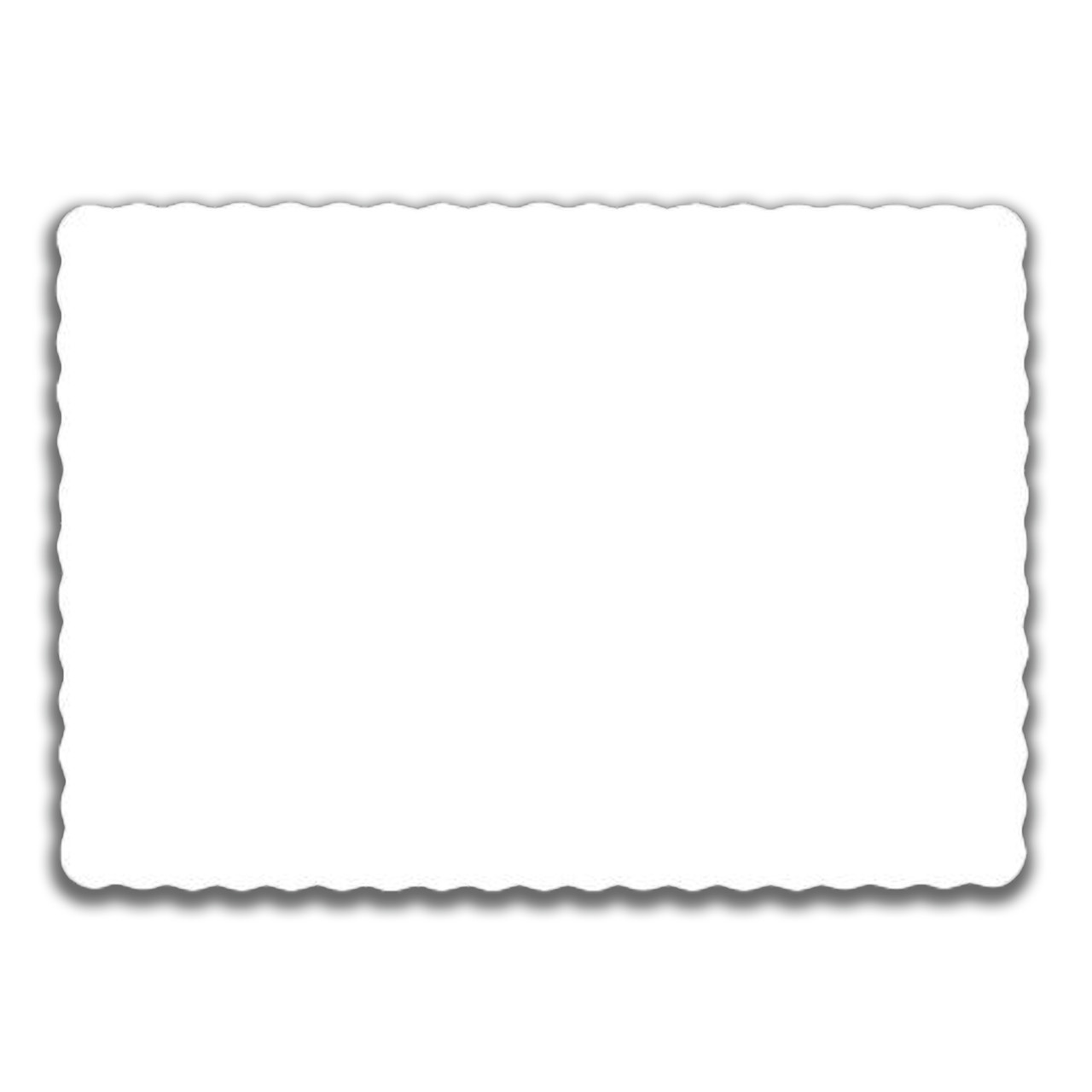 Table covers/food wrap and placemats Embossed & scalloped placemat - Color White - Dimensions 10 x 1.16 (461618) Table covers/food wrap and placemats Embossed & scalloped placemat - Color White - Dimensions 10 x 1.16 (461618)