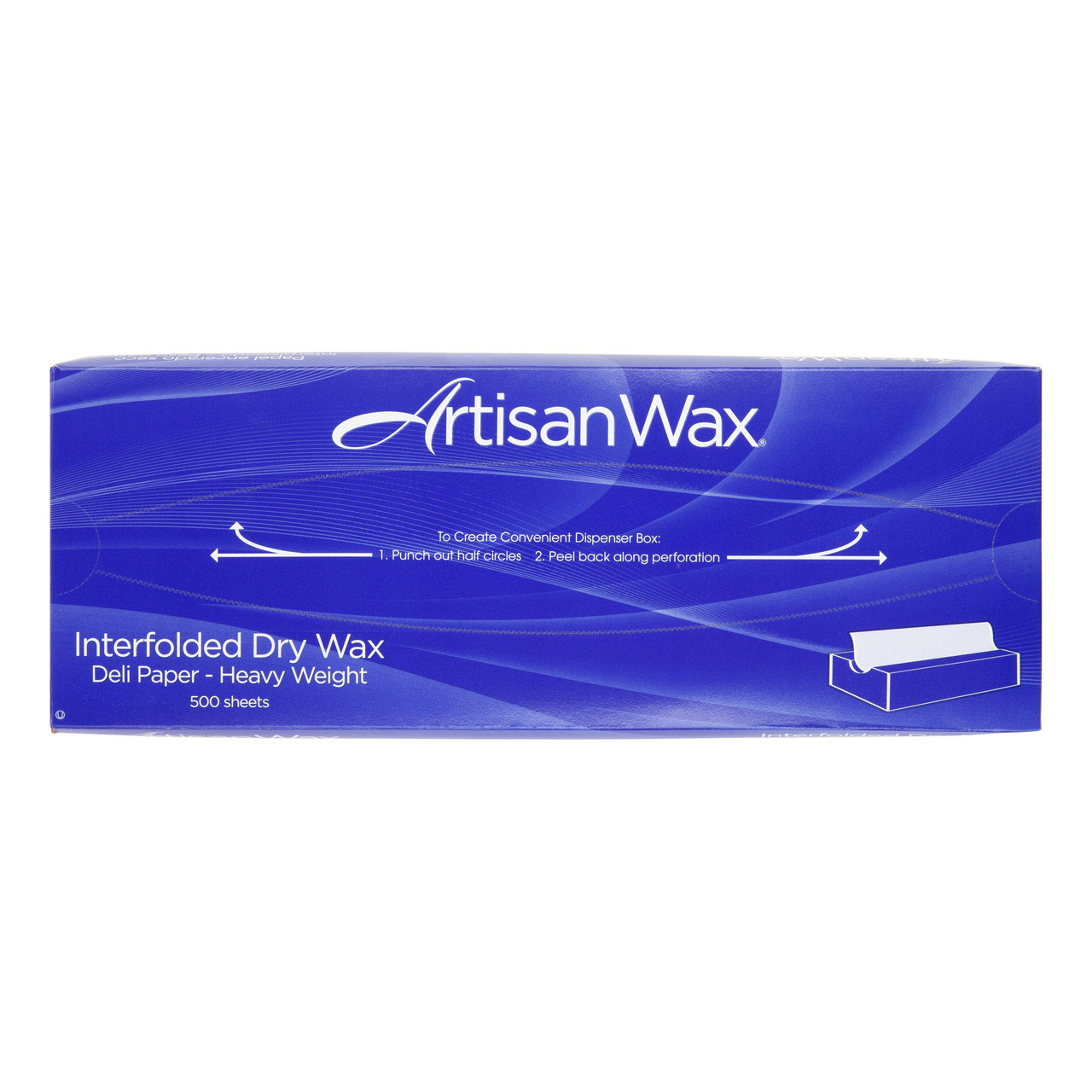 ArtisanWax interfolded heavy dry wax deli paper AW15 - Color White - Dimensions 15.00 x 10.75 (P012015)