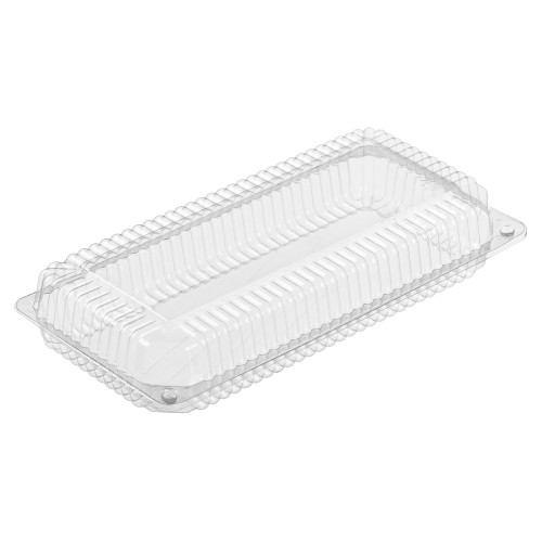 Clear danish hinged medium container (9612) 