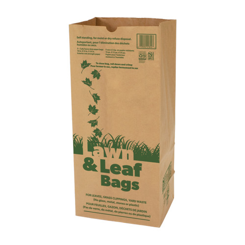 Lawn & Leaf bulk pack stock print natural kraft/wet  (75311*) 